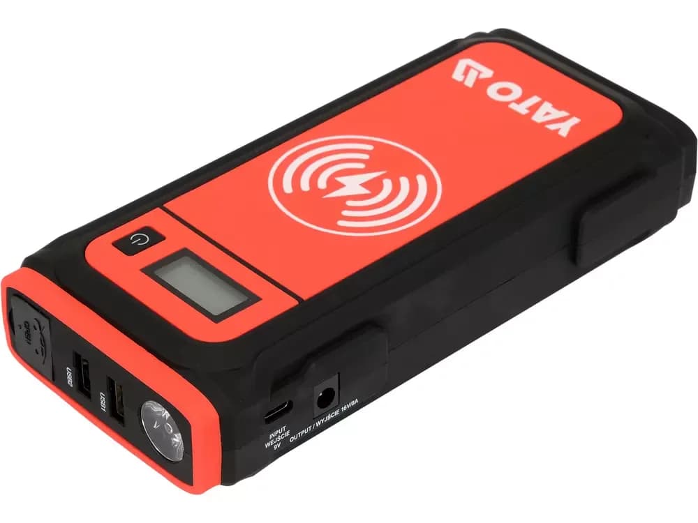 ARRANCADOR DE 16000 MAH INCLUYE CARGA INALÁMBRICA 10W