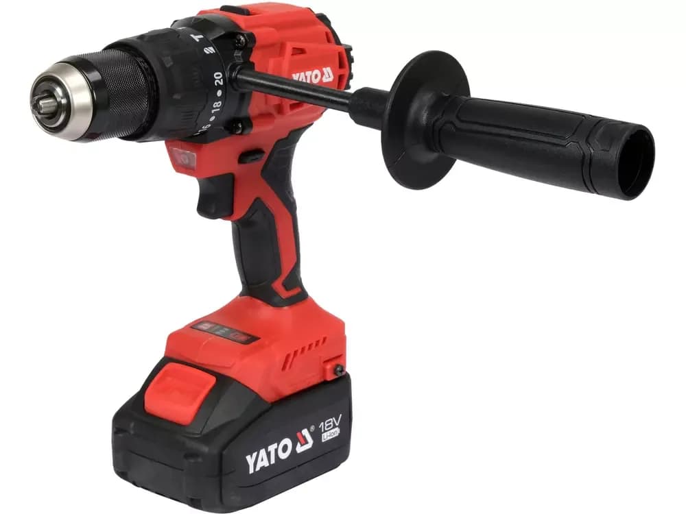 TALADRO ATORNILLADOR DE IMPACTO INALAMBRICO 18V 120N YATO CON BATERIA Y CARGADOR
