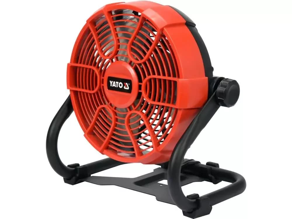 VENTILADOR DE AIRE HÍBRIDO 18V,100-240V, INALÁMBRICO Y AC/DC YATO SIN BATERIA NI CARGADOR