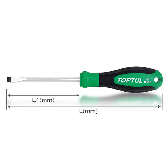 Destornillador Plano Anti-Deslizante 6,5mm x 100