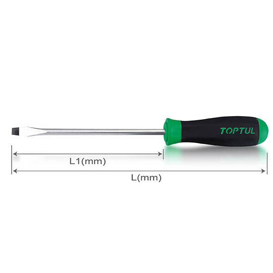 PROMELSA: Destornillador plano L=100mm 3mm bicomponente