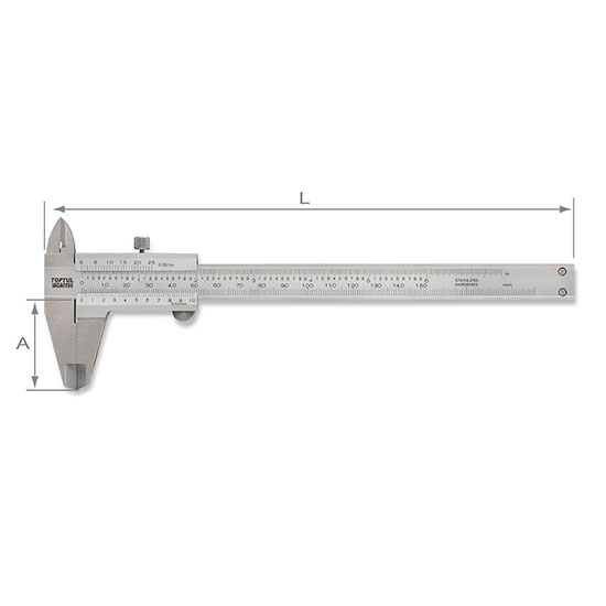 Calibre Toptul Acero Inoxidable