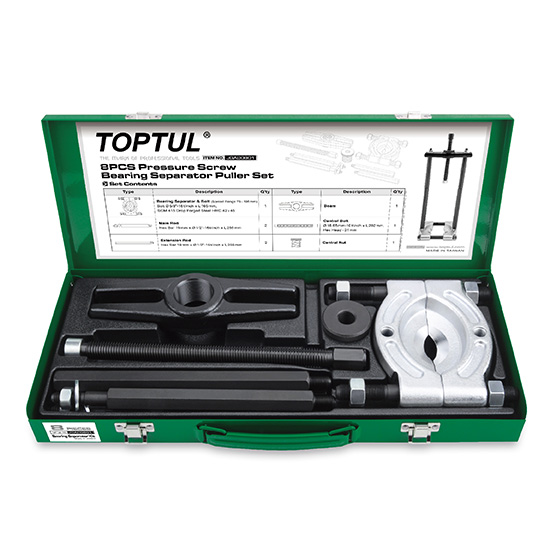 Kit Extractor de Rulemanes 8pz | TOPTUL