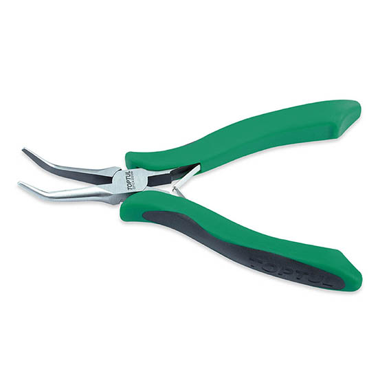 Pinza para Electronica punta dobada