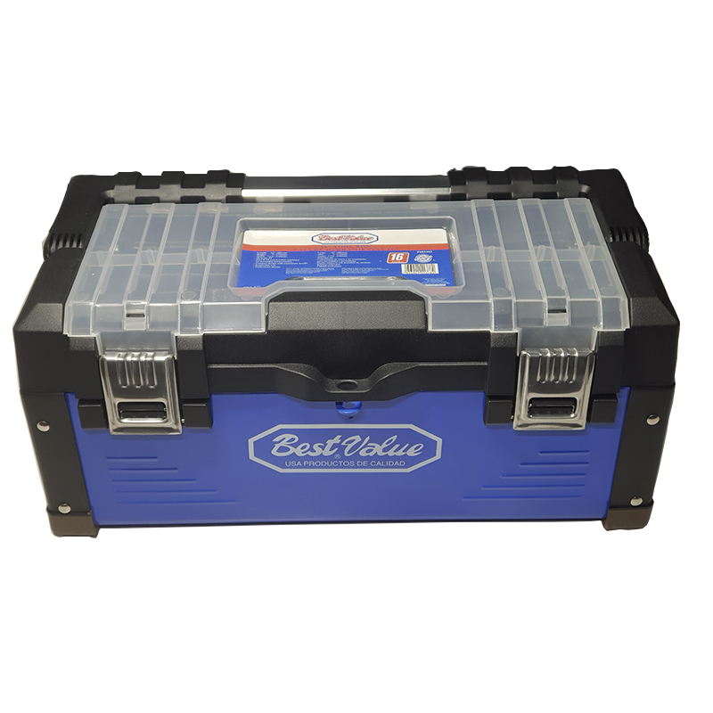 Caja De Herramientas De Acero Y Plástico De 16" Best Value