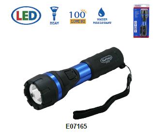 Linterna Led De Caucho/Aluminio