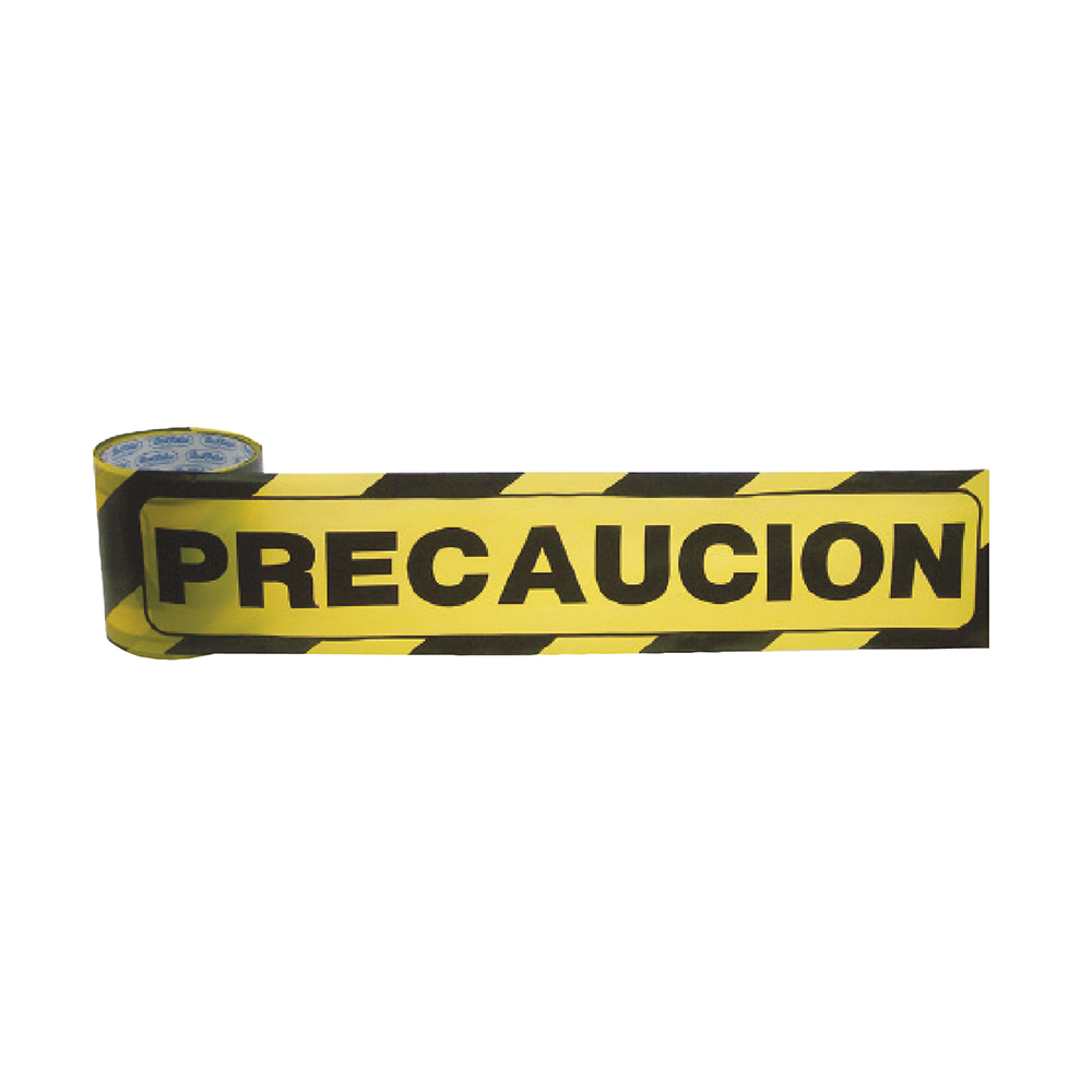 Cinta De Precaución 4" x 25 Mts