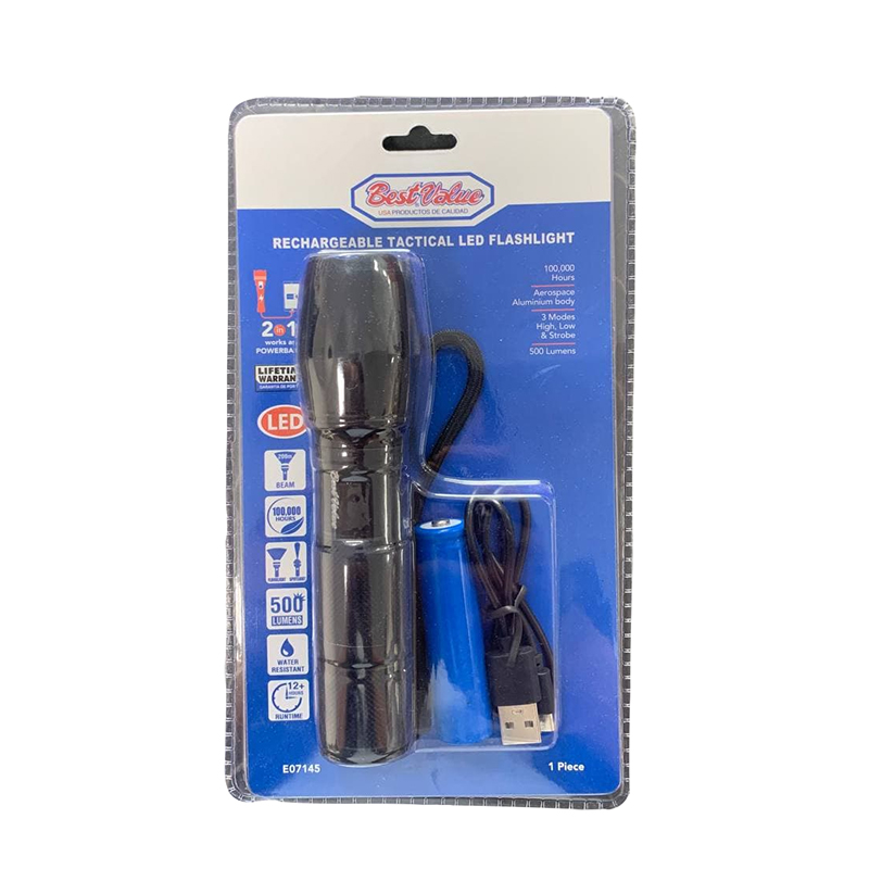 LINTERNA LED RECARGABLE         