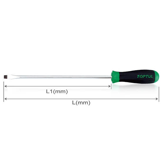 Destornillador Plano 4mm  x 400mm Largo