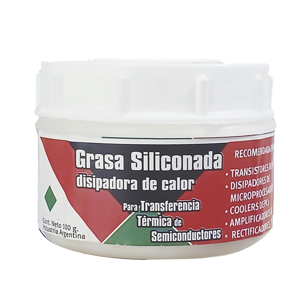 Grasa Siliconada Disipadora de Calor Pote 100gr
