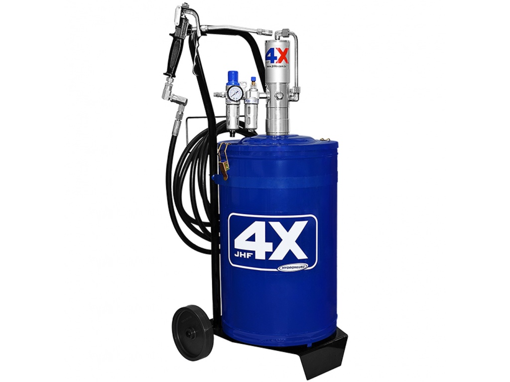 Bomba De Engrase Neumática 30Kg Azul