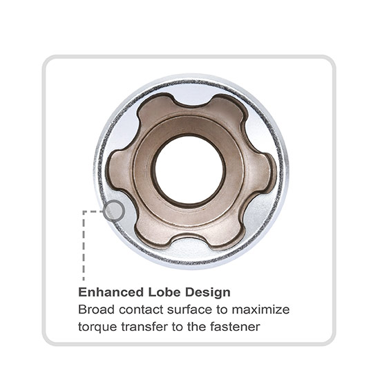 Llave Tubo Torx Plus EP14 - Encastre 3/8" - imagen 3
