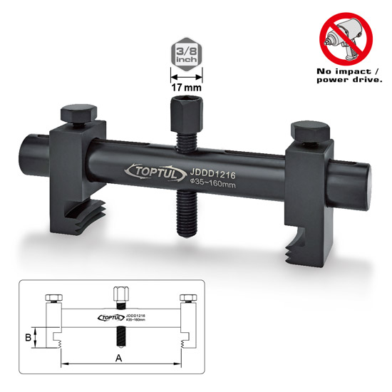 Extractor de Polea de Transmisión Acanalada