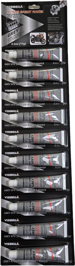 Silicona 17gr GRIS VISBELLA