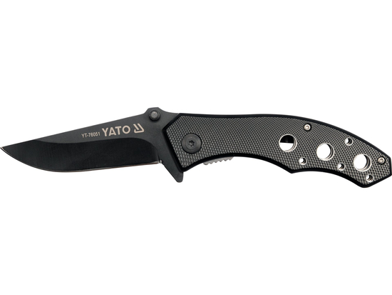 NAVAJA PLEGABLE CON HOJA NEGRA YATO