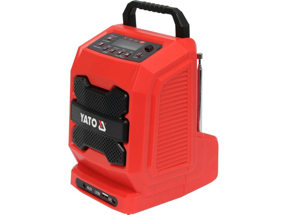 RADIO DE TRABAJO 18V INALÁMBRICA Y AC/DC YATO SIN BATERIA NI CARGADOR