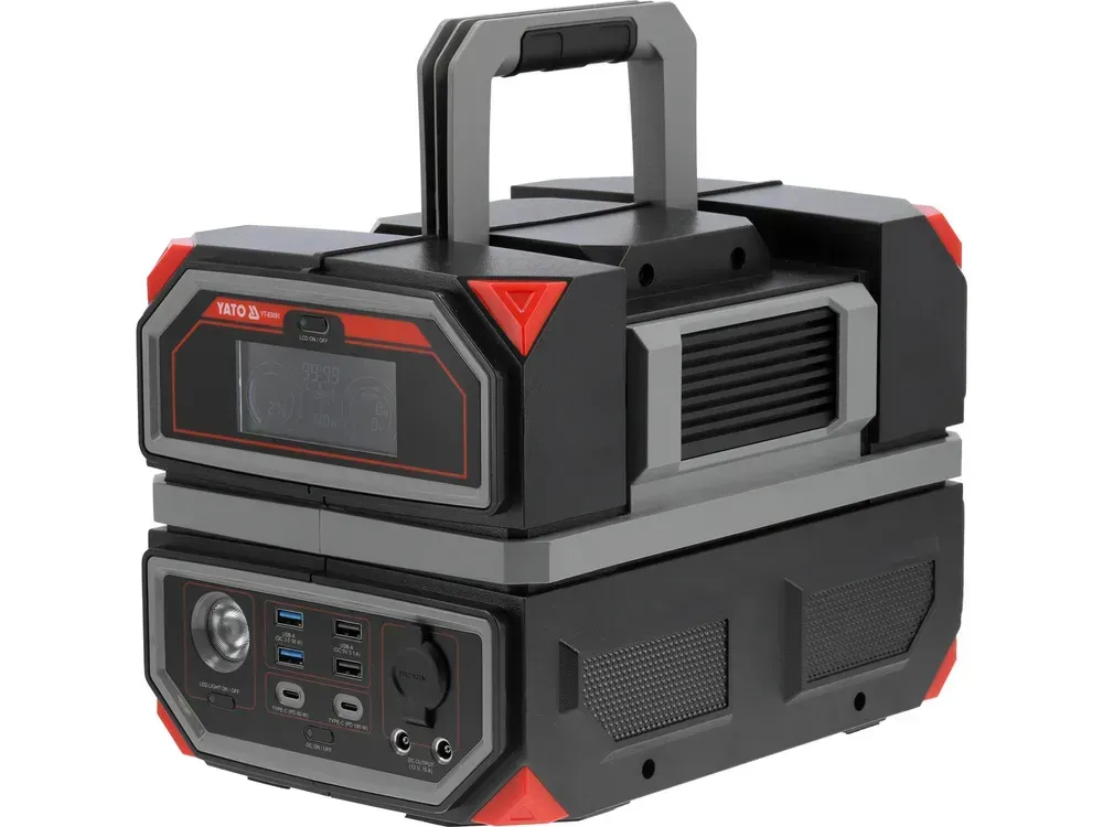 Estación de Energía Portátil YATO YT-83091 | 600W - 504Wh - Función UPS