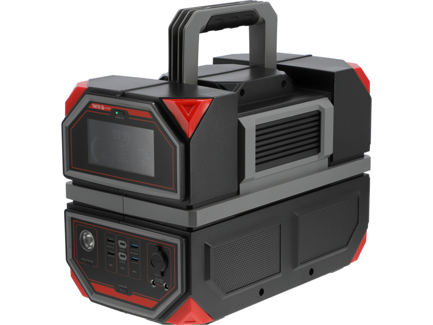 Estación de Energía Portátil YATO YT-83092 | 1200W - 917Wh - Función UPS