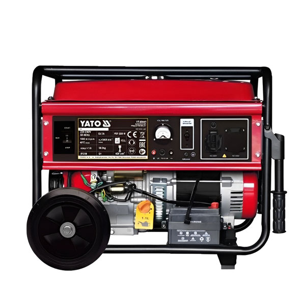 Generador a Gasolina YATO de 5.0 kW con Arranque Eléctrico