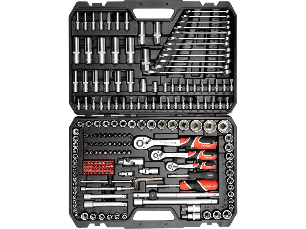 JUEGO DE TUBOS YATO 1/4", 3/8" Y 1/2" 216PZS