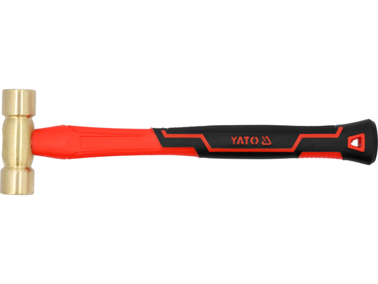 MARTILLO DE LATON CON MANGO DE FIBRA DE VIDRIO 500G YATO