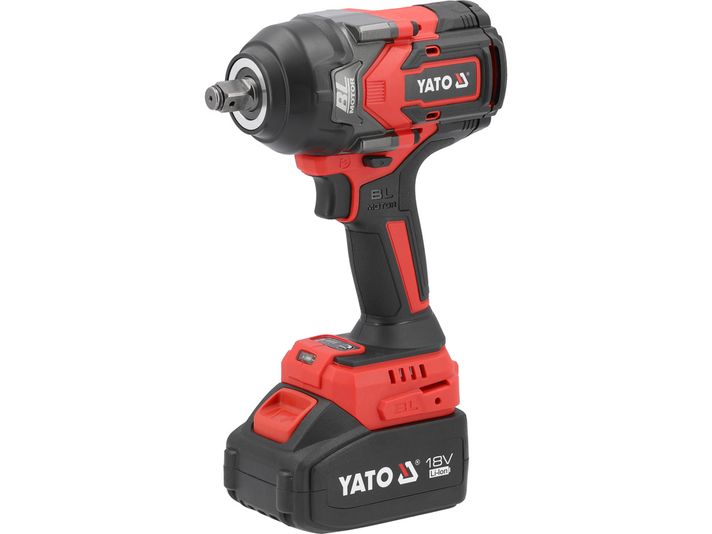 LLAVE DE IMPACTO 18V 1/2'' 1200NM (CON BATERIA Y CARGADOR) PARA TRABAJAR CON TORNILLOS M16 - M24, MOTOR BRUSHLESS