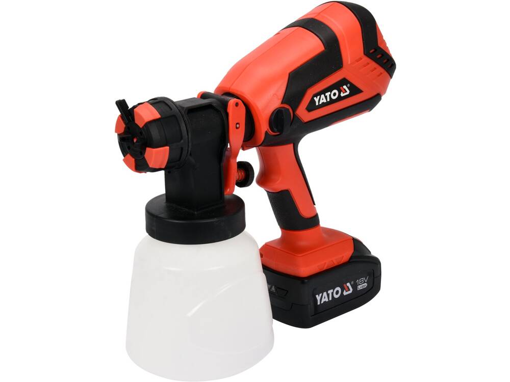 PISTOLA PULVERIZADORA 18V 4.0AH 1L/MIN YATO CON BATERIA Y CARGADOR