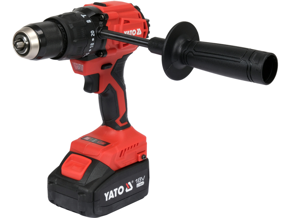 TALADRO ATORNILLADOR DE IMPACTO INALAMBRICO 18V YATO BATERIA + CARGADOR